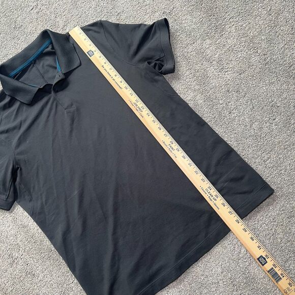 Lululemon Tech Pique Polo Shirt Golf Performance Live In Practice Gray Size M - Picture 3 of 8